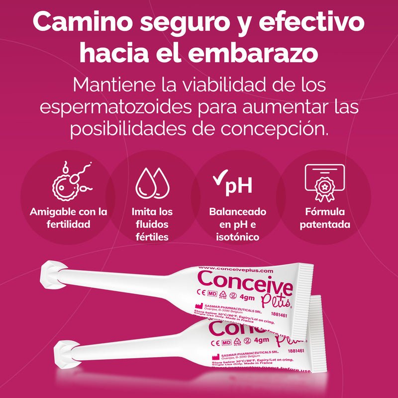 Fertility Lubricant Applicators (ES) - Conceive Plus® Europe