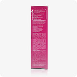 Conceive Plus Fertility Lubricant Pack (ES) side panel of 75ml box highlighting product benefits and instructions in Spanish, shown in a magenta layout with clinical claims, usage directions, and ingredient list for fertility support.