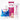 Conceive Plus Men's Fertility Support + Fertility Lubricant (ES) bundle with Fertility Support Hombre and Lubricante para la Fertilidad 75ml. Image shows blue supplement bottle, pink Spanish-language lubricant box with baby icon, and a white tube, arranged on a white backdrop.