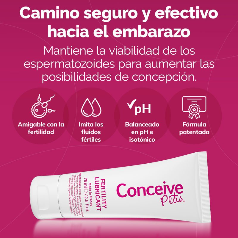 Men's Fertility Support + Fertility Lubricant (ES) - Conceive Plus® Europe