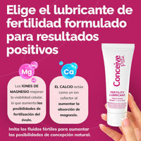 Men's Fertility Support + Fertility Lubricant (ES) - Conceive Plus® Europe