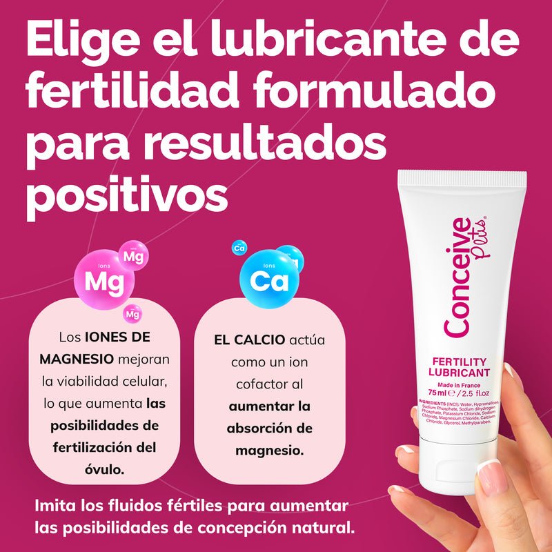 Men's Fertility Support + Fertility Lubricant (ES) - Conceive Plus® Europe