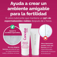 Men's Fertility Support + Fertility Lubricant (ES) - Conceive Plus® Europe