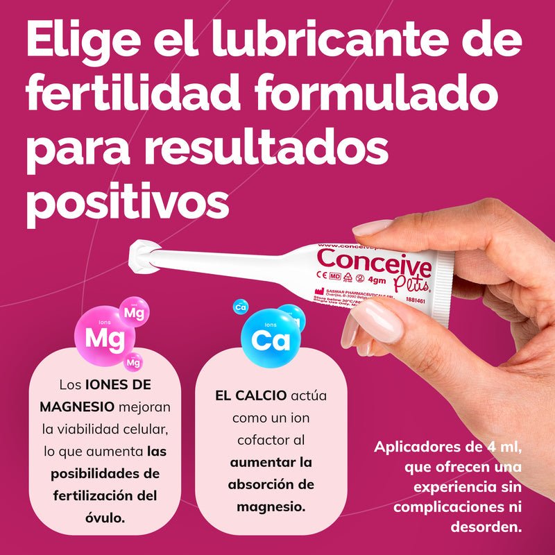 Women's Fertility Support + Applicators (ES) - Conceive Plus® Europe